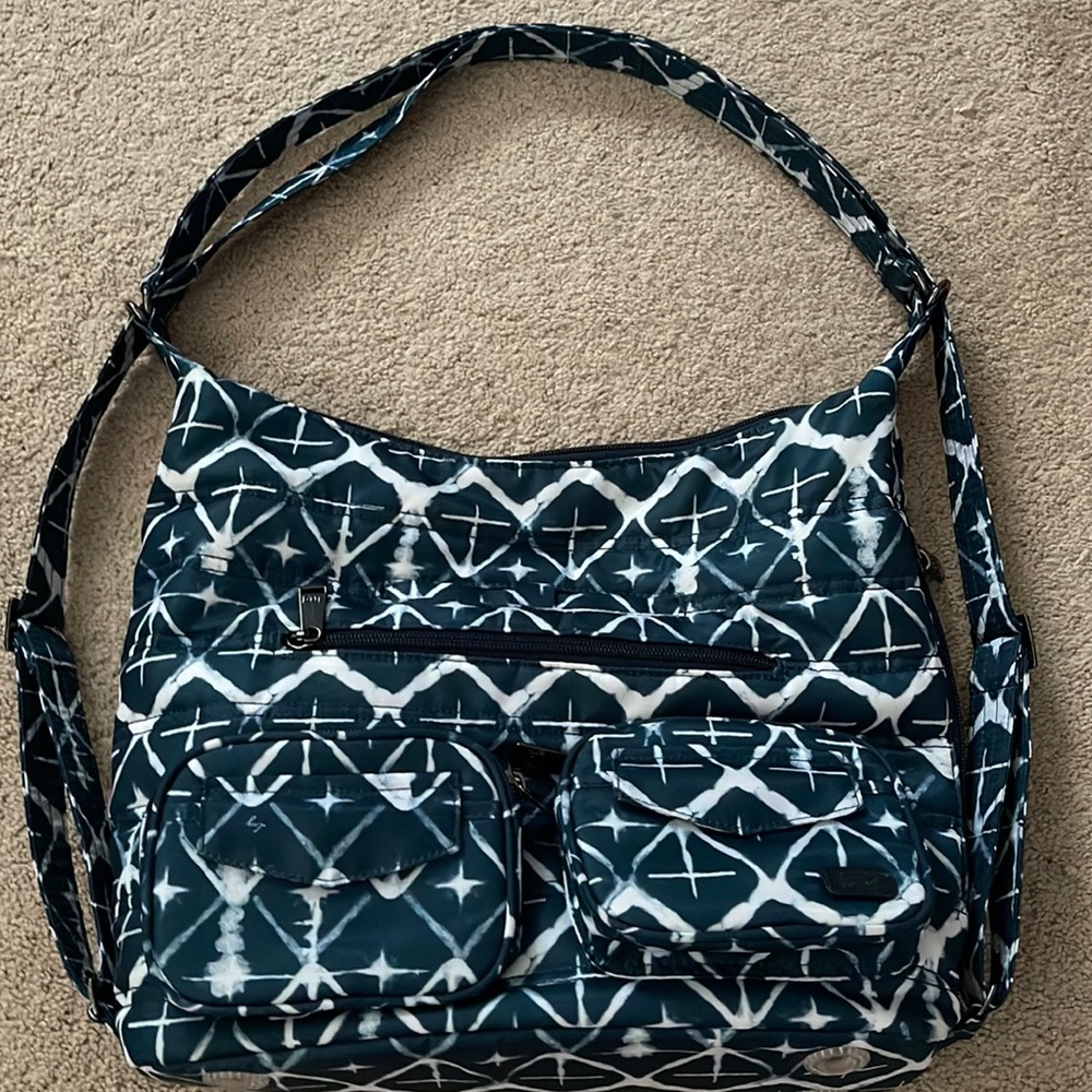 Lug Zipliner in Diamond Navy EUC
